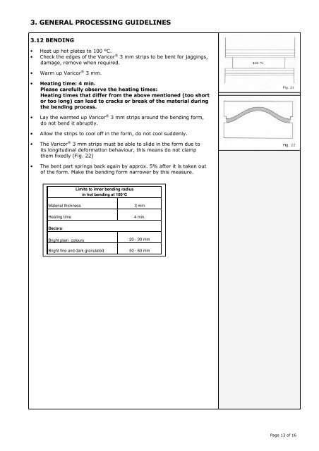 Instructions for Use 3 mm - Varicor