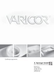 Lieferprogramm von Varicor