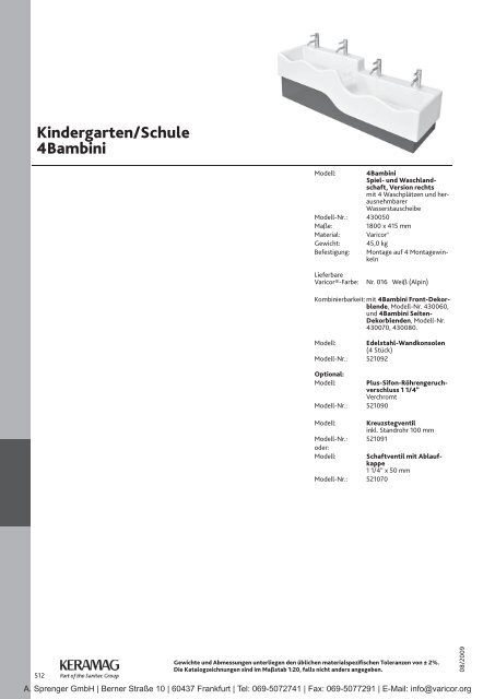 PDF Datenblatt zum Download - Varicor