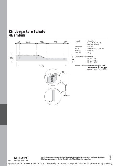 PDF Datenblatt zum Download - Varicor