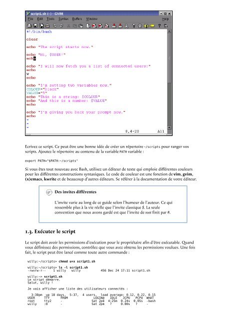 Guide Bash du débutant - Index général des HOWTOs et mini ...