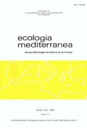 1 Ecologia Mediterranea