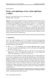 Parties semi-algébriques d'une variété algébrique p-adique