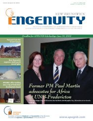 Spring - Engineers & Geoscientists New Brunswick