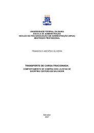 Dissertação - Escola de Administração - Universidade Federal da