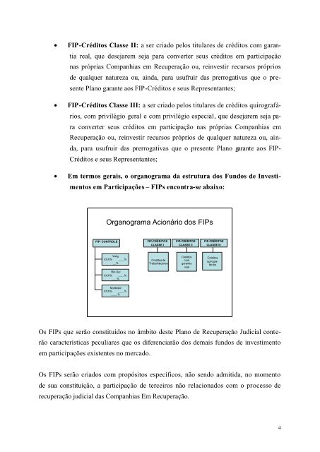 PLANO DE RECUPERAÇÃO JUDICIAL DA “VARIG”, S.A ... - Acvar