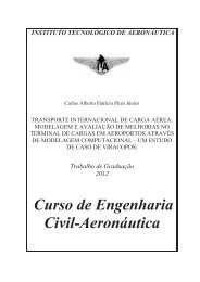 Curso de Engenharia Civil-Aeronáutica - Divisão de Engenharia ...