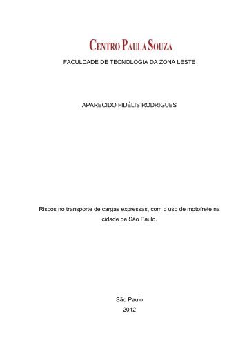 Aparecido Fidélis Rodrigues - fatec zl