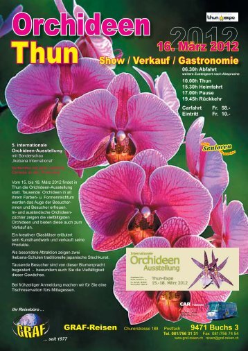 Orchideen-Ausstellung - Graf-Reisen