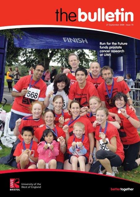 Run for the Future funds prostate cancer research at UWE