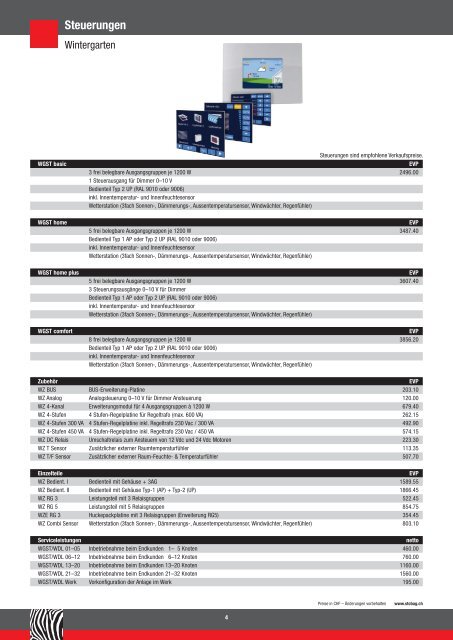 Automatisierung / Steuersysteme