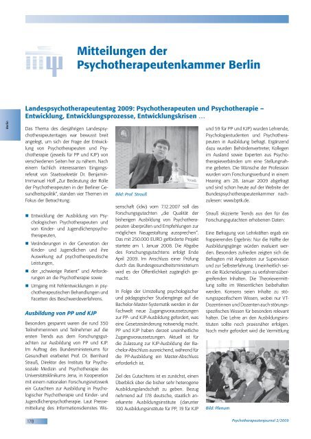 Psychotherapeutenjournal 2/2009