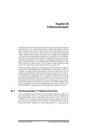 Kapitel 26 Faktorenanalyse