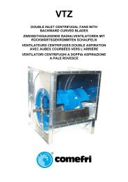 double inlet centrifugal fans with backward curved blades ...