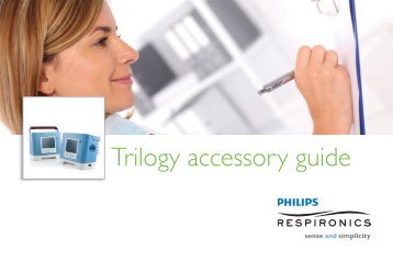 Trilogy accessory guide (PDF) - Philips Healthcare