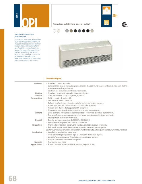 Serie 68 Catalogue Opi U