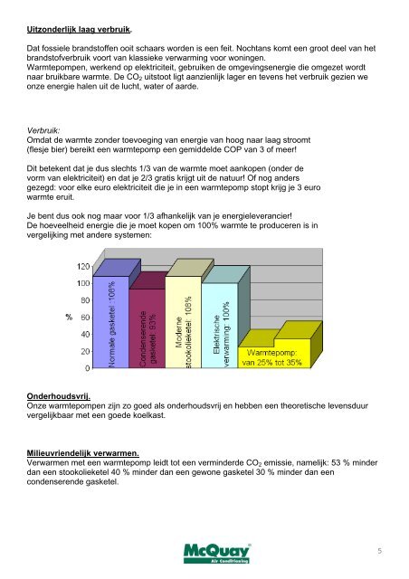 Warmtepompen voor woningverwarming en airconditioning