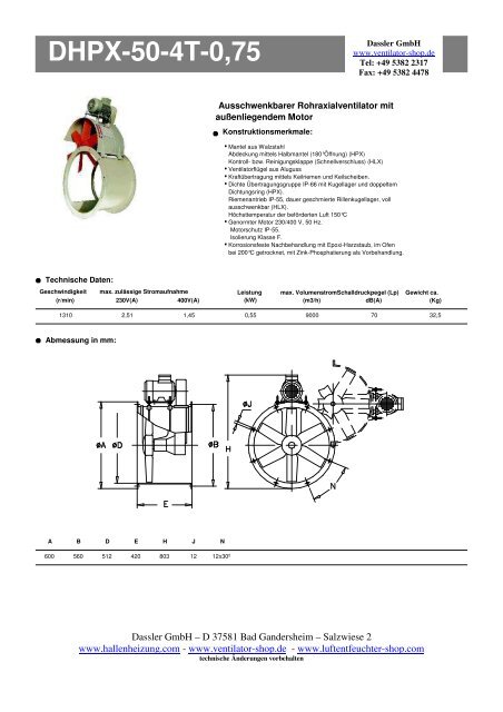 DHPX-50-4T-0,75 - Dassler GmbH