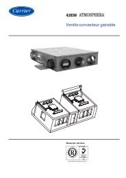 Ventilo-convecteur gainable 42EM - Carrier