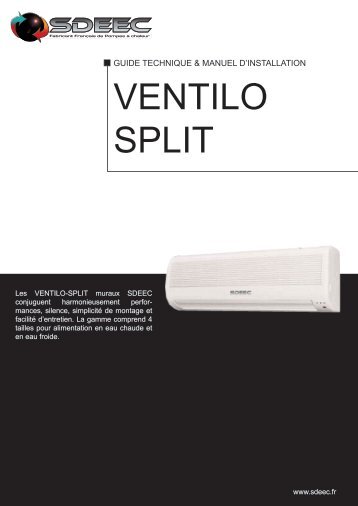 VENTILO SPLIT - Sdeec