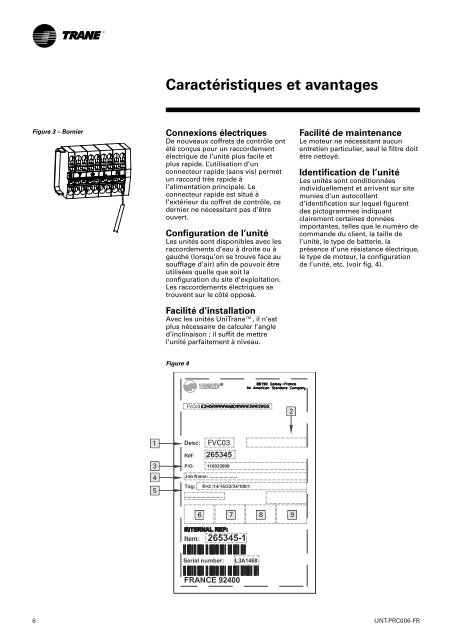 Ventilo-convecteurs UniTrane™ - Document sans nom