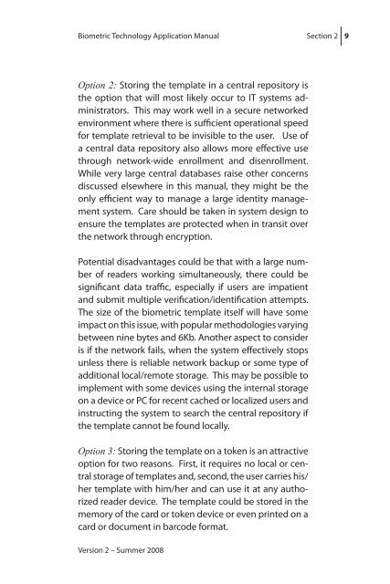 Biometric Technology Application Manual - ITI Observatorio ...