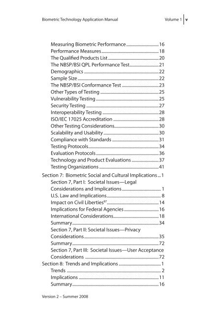 Biometric Technology Application Manual - ITI Observatorio ...