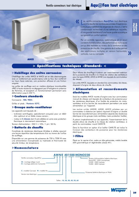 Catalogue et Tarif 2005 Tome 1