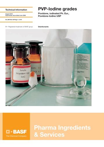 PVP-Iodine 30/06 M10 - Pharma Ingredients & Services BASF