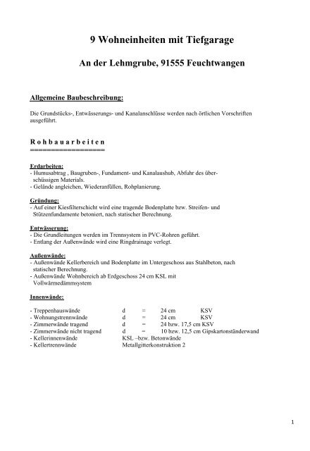 Baubeschreibung (PDF)