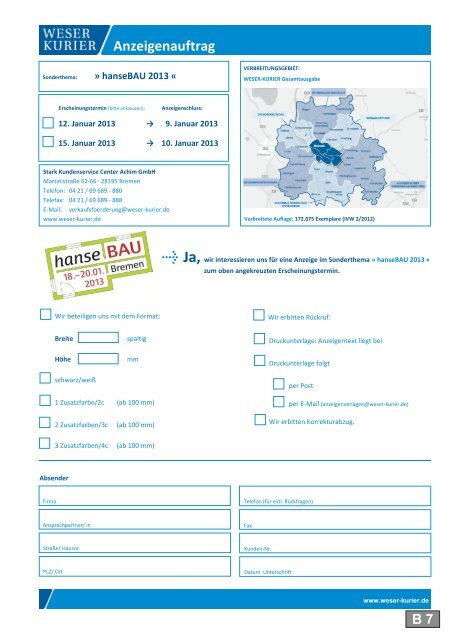 Servicehandbuch (komplett) - hanseBAU