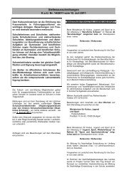 Stellenausschreibungen K.u.U. Nr. 14/2011 vom 12. Juli 2011