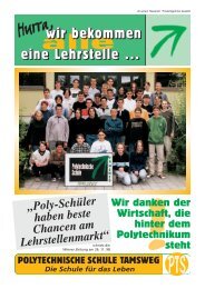 Hurra wir bekommen alle eine Lehrstelle (534 kb - Polytechnische ...