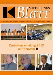 Zentralversammlung 2012 mit Neuwahl - Kolpinghaus Meran