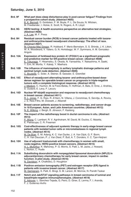 annual meeting program - American Society of Clinical Oncology