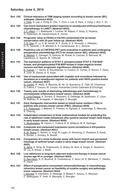 annual meeting program - American Society of Clinical Oncology