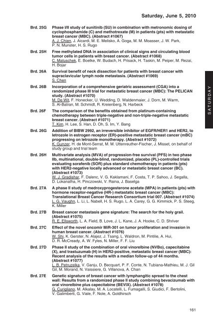 annual meeting program - American Society of Clinical Oncology