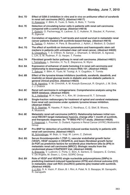 annual meeting program - American Society of Clinical Oncology