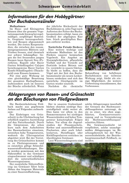 Gemeindeblatt.Schwarzau.2012-2 - Schwarzau im Schwarzautal