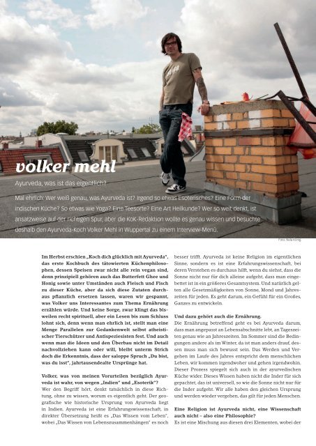 VOLKER MEHL - Ox Fanzine