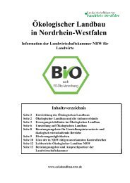 Ökologischer Landbau in Nordrhein-Westfalen - Ökolandbau NRW