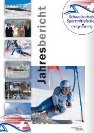 Jahresbericht Schuljahr 2005-2006 - Sportmittelschule Engelberg