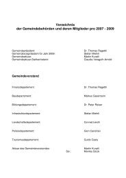 Konstituierungsliste 2007 - 2009 - Gemeinde Flims