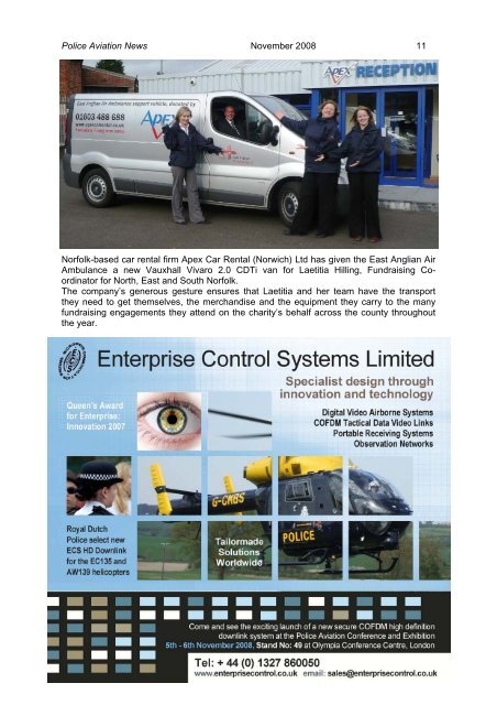 Police Aviation News November 2008