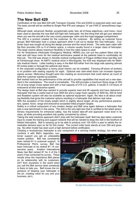 Police Aviation News November 2008