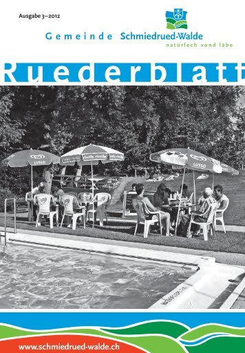 Ruederblatt – 3. Ausgabe 2012 im September - Gemeinde ...