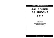 JAHRBUCH BAURECHT