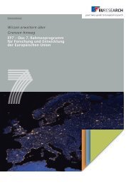 Wissen erweitern über Grenzen hinweg FP7 – Das 7 ... - Euresearch