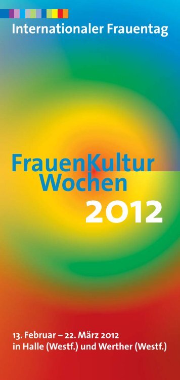 FrauenKultur Wochen - weird