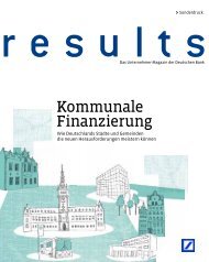 Kommunale Finanzierung - Deutsche Bank